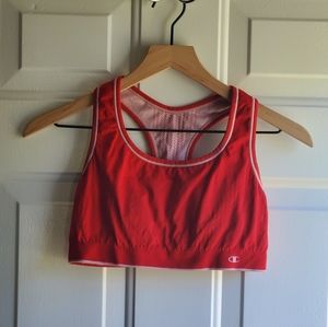 Champion Sports Bra Red Size Medium